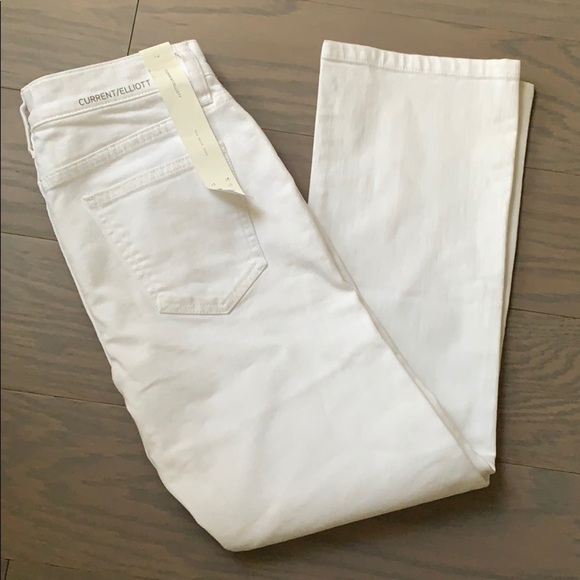 Nwt Current/Elliot High Waist Kick Jean Sugar - 25 - Picture 2 of 5